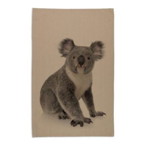Tea Towel Organic Cotton Beige Koala