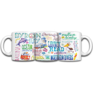 Mug Deborah Broughton Byron Bay Words