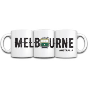 Mug Melbourne Tram Font