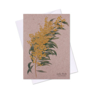 Greeting Card Golden Wattle