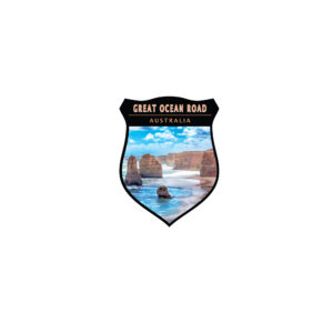 Sticker Vinyl Great Ocean Road 12 Apostles Shield