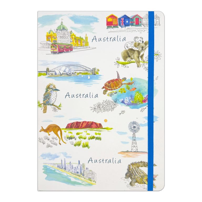 Notebook A5 Australian Icons - Branded Ideas