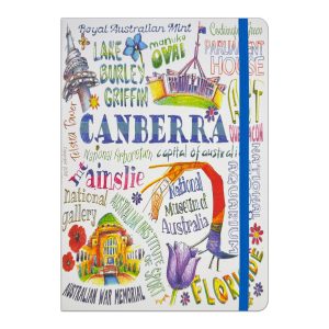 Notebook A5 Canberra Deb Broughton Words