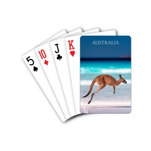 Playing Cards Australia Kangaroo on Beach