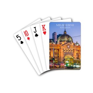 Playing Cards Melbourne Flinders Street Station