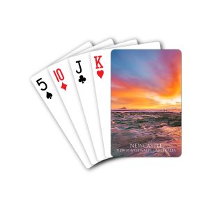 Playing Cards Newcastle Sunrise Ocean Baths