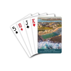 Playing Cards Newcastle Swimming Aerial