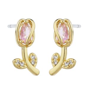 Earrings Tulip Pink