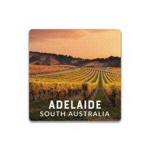 Ceramic Coaster Square Adelaide Vineyard