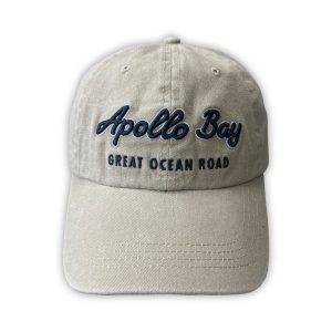 Cap Washed Cotton Apollo Bay Great Ocean Road Khaki