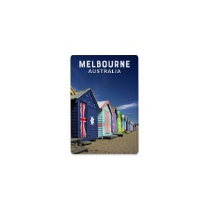 Ceramic Magnet Rectangle Melbourne Beach Boxes