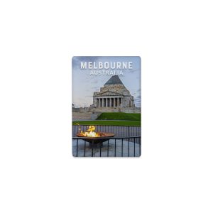 Ceramic Magnet Rectangle Melbourne The Shrine