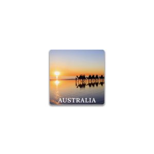 Ceramic Magnet Square Australia Cable Beach