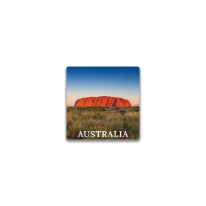 Ceramic Magnet Square Australia Uluru
