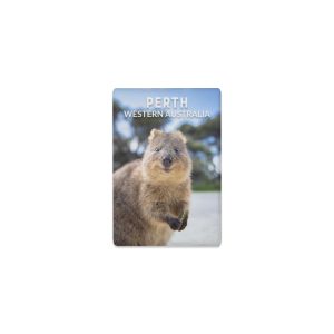 Ceramic Magnet Rectangle Perth Quokka