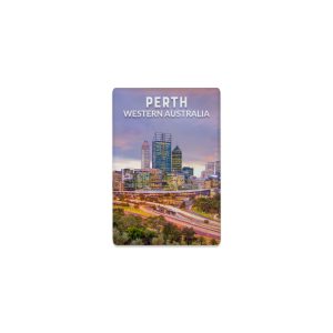 Ceramic Magnet Rectangle Perth from Kings Park