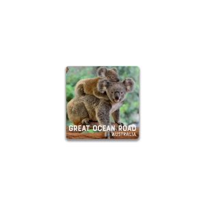 Ceramic Magnet Square Great Ocean Road Koalas