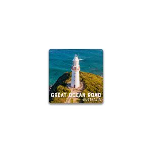 Ceramic Magnet Square Great Ocean Road Cape Otway Lightstation