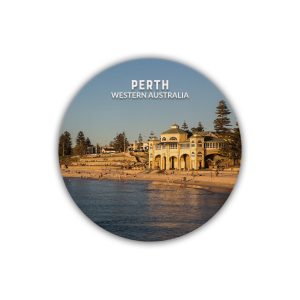 Ceramic Coaster Round Perth Cottesloe Beach