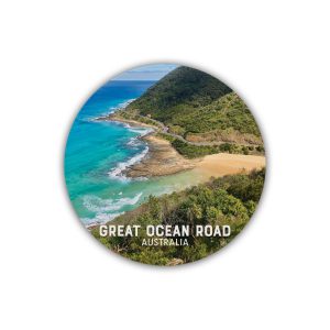 Ceramic Coaster Round Great Ocean Road Teddy's Lorne