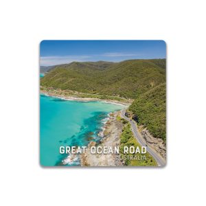 Ceramic Coaster Square Great Ocean Road Aerial