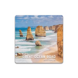 Ceramic Coaster Square Great Ocean Road 12 Apostles Day