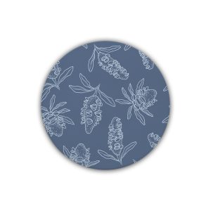 Ceramic Coaster Round Pattern Banksia