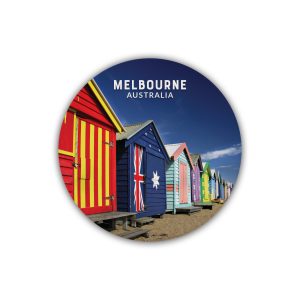 Ceramic Coaster Round Melbourne Beach Boxes