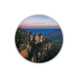 Ceramic Coaster Round Sydney Blue Mountains