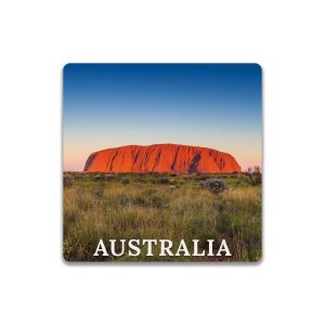 Ceramic Coaster Square Australia Uluru
