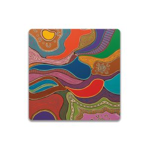 Ceramic Coaster Square Sherry Johnstone Abundance
