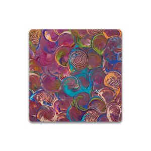Ceramic Coaster Square Sherry Johnstone Seashell Dreaming