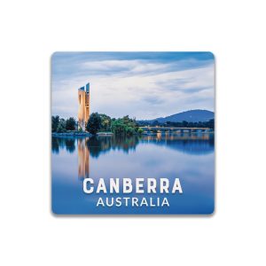Ceramic Coaster Square Canberra National Carillon Lake Burley Griffin