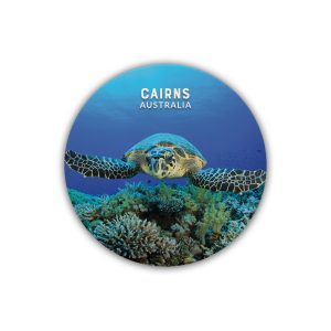 Ceramic Coaster Round Cairns Turtle