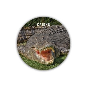 Ceramic Coaster Round Cairns Crocodile