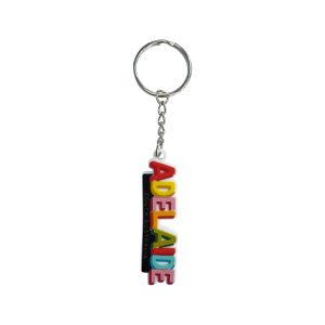 Keyring PVC Adelaide Word