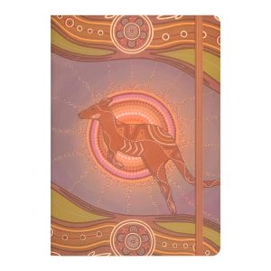 Hardcover Notebook Sherry Johnstone Spirit of the Land Kangaroo