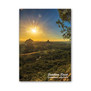 Tea Towel Microfibre Sunshine Coast Glasshouse Mountains