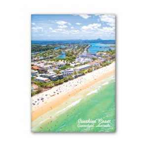 Tea Towel Microfibre Sunshine Coast Aerial Beach