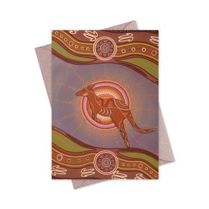 Greeting Card Sherry Johnstone Spirit of the Land Kangaroo