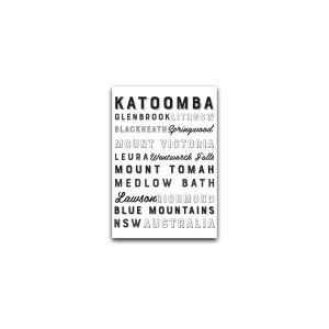 Magnet Gallery Standard Blue Mountains Places White