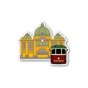 Sticker Vinyl Flinders Street Station