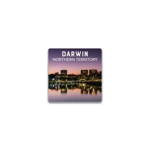 Ceramic Magnet Square Darwin Night
