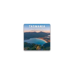 Ceramic Magnet Square Tasmania Wineglass Bay