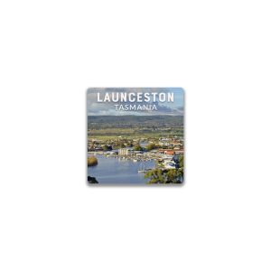 Ceramic Magnet Square Tasmania Launceston