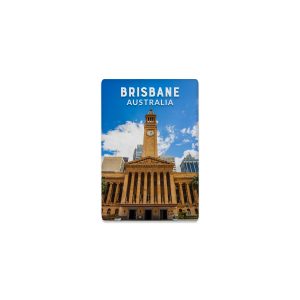 Ceramic Magnet Rectangle Brisbane City Hall