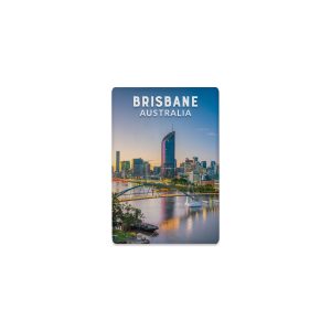 Ceramic Magnet Rectangle Brisbane Goodwill Bridge