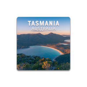 Ceramic Coaster Square Tasmania Wineglass Bay