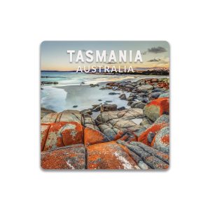Ceramic Coaster Square Tasmania Bay of Fires