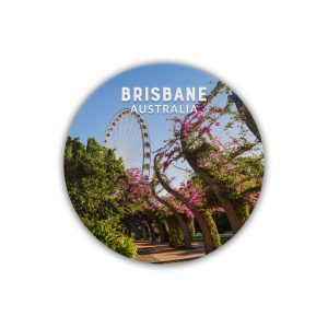 Ceramic Coaster Round Brisbane Ferris Wheel Southbank